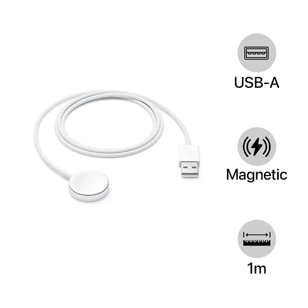 Dây Sạc Apple Watch USB-C Chính Hãng White (1m)