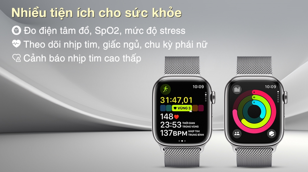 Apple Watch Series 9 và khả năng theo dõi sức khỏe toàn diện