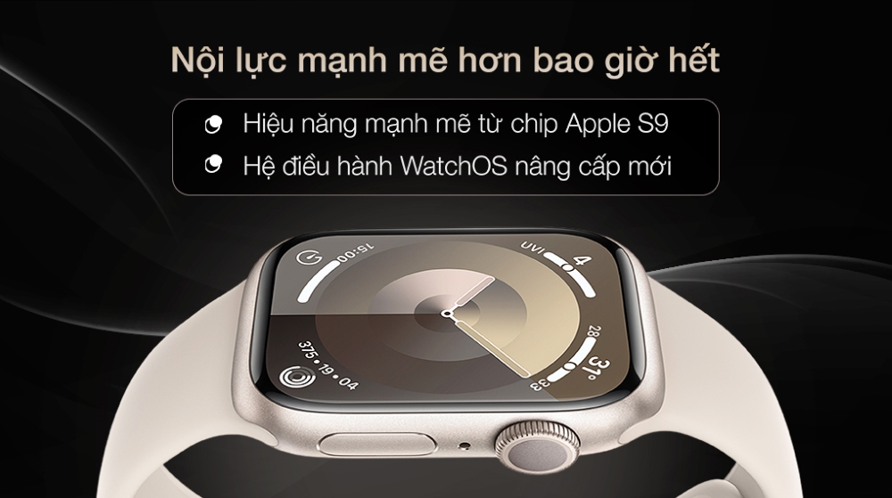 Hiệu năng Apple Watch Series 9: Chip S9 SiP và trải nghiệm thông minh hơn