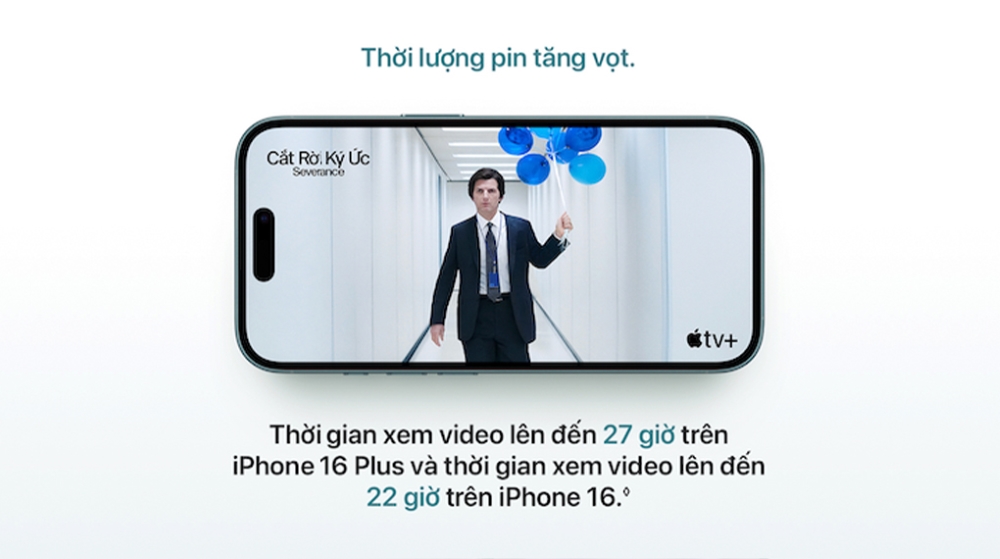 Màn hình 6.7 inch 2000 nits và pin 27 giờ: Điểm mạnh lớn nhất của iPhone 16 Plus Màn hình 6.7 inch 2000 nits và pin 27 giờ: Điểm mạnh lớn nhất của iPhone 16 Plus