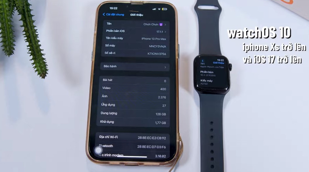 Hiệu năng Apple Watch SE 2: Chip S8 mạnh ngang dòng cao cấp