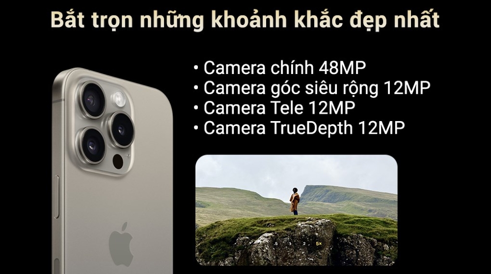 Camera iPhone 15 Pro – Nâng cấp chất lượng hình ảnh thực tế