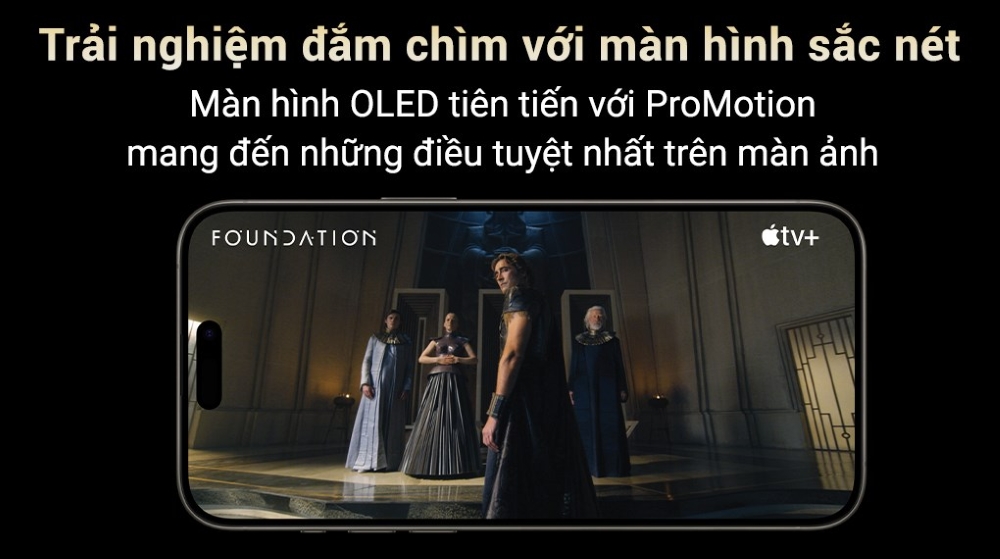 Màn hình iPhone 15 Pro – Trải nghiệm hiển thị mượt mà