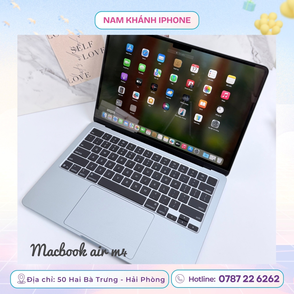 Màn hình MacBook Air M4 – Hiển thị sắc nét, màu sắc chính xác