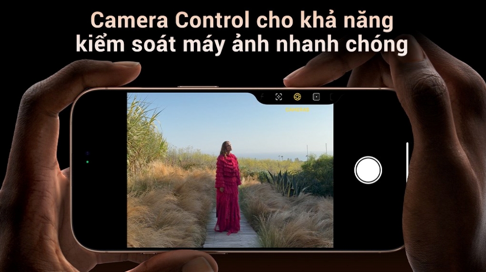 Nút Camera Control và hệ thống camera 48MP đột phá của iPhone 16 Pro