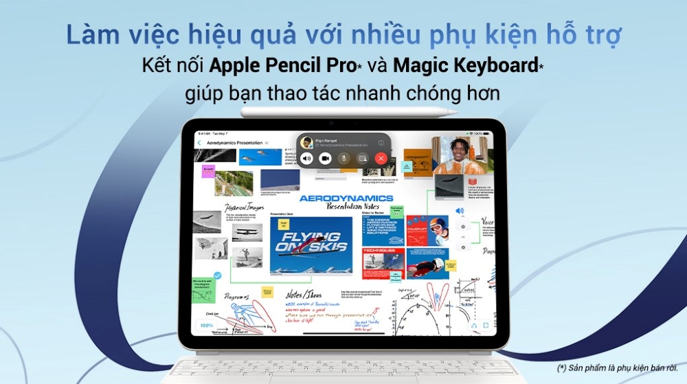 Thời lượng pin và kết nối của iPad Air 6