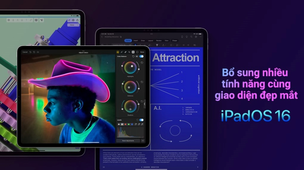 Camera, pin và các tính năng hỗ trợ khác trên iPad Pro M2 Camera, pin và các tính năng hỗ trợ khác trên iPad Pro M2