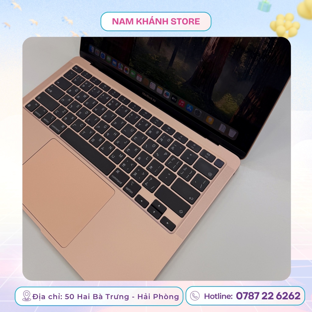 Trải nghiệm hiển thị và pin trên MacBook Air M1 Rose Gold