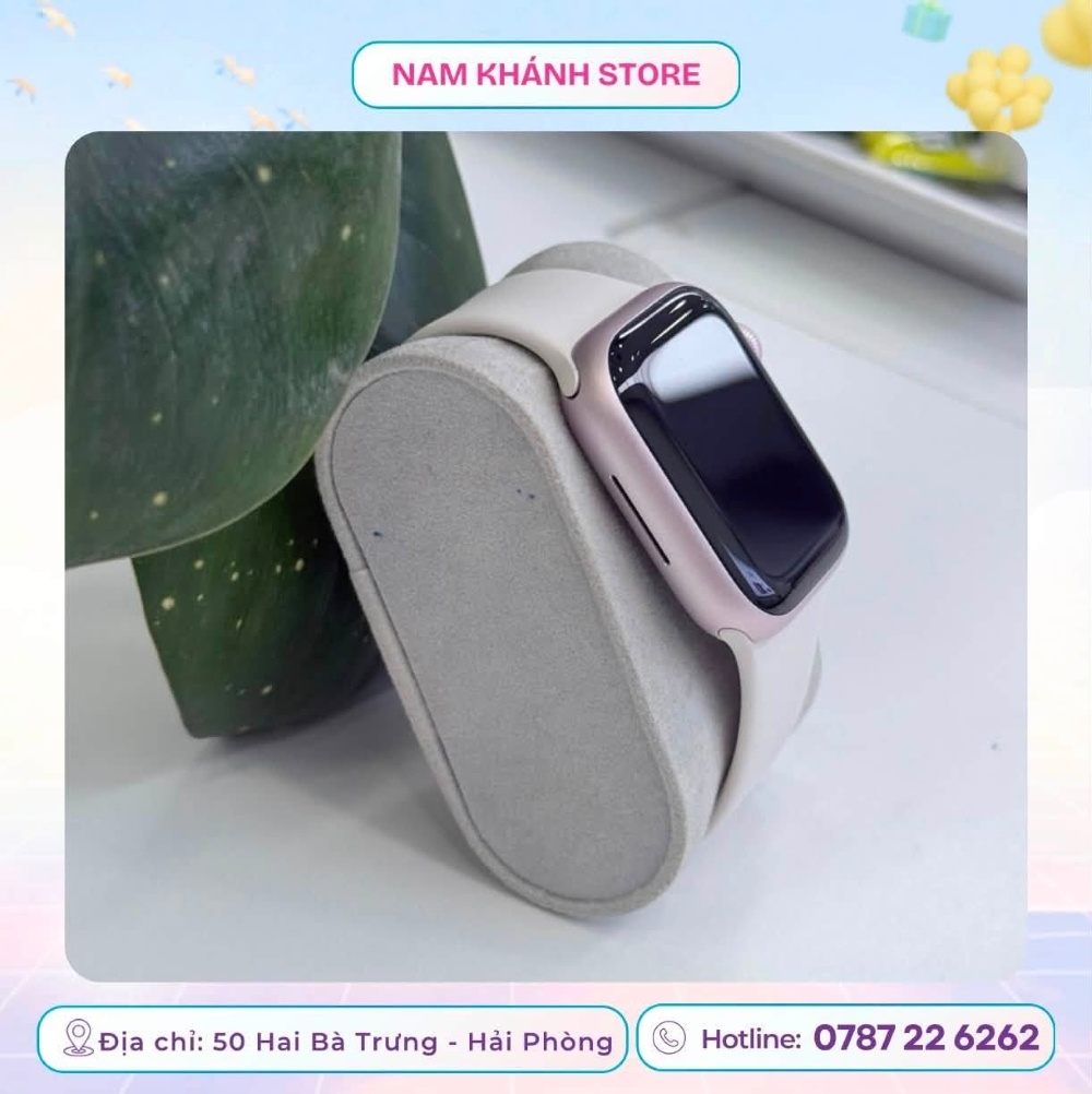 Apple Watch Series 9 màu Hồng sở hữu thiết kế nhẹ nhàng nhưng không hề đơn điệu