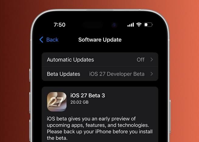 iPhone 17 Pro Max sẽ khai thác tối đa sức mạnh của iOS 27 beta 3 và Apple Intelligence