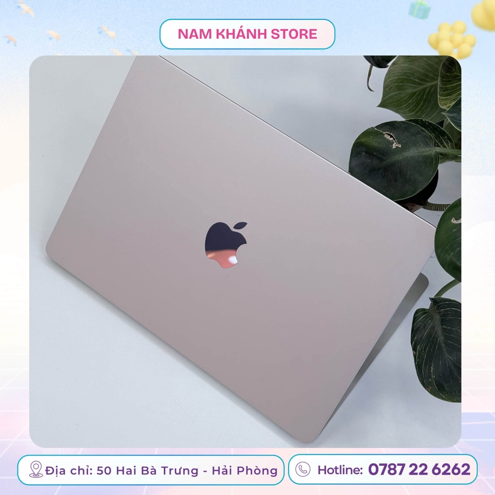 MacBook Air M2 sở hữu thiết kế mỏng nhẹ nhưng vẫn đảm bảo tính thực dụng