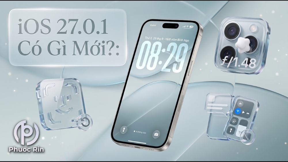 iOS 27.0.1 chính thức ra mắt: Sửa lỗi Face ID trên iPhone 18 Pro